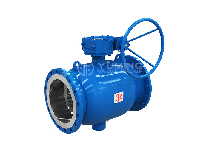 Worm Gear Fully Welded Flanged Ball Valve